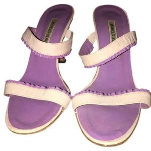 Manolo Blahnik Vintage Lavender Heels
